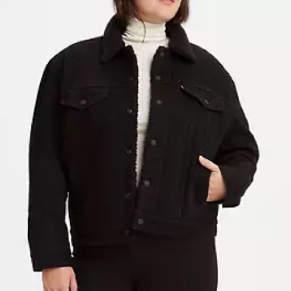 Corduroy Levi’s Black Jacket - Picture 5 of 6